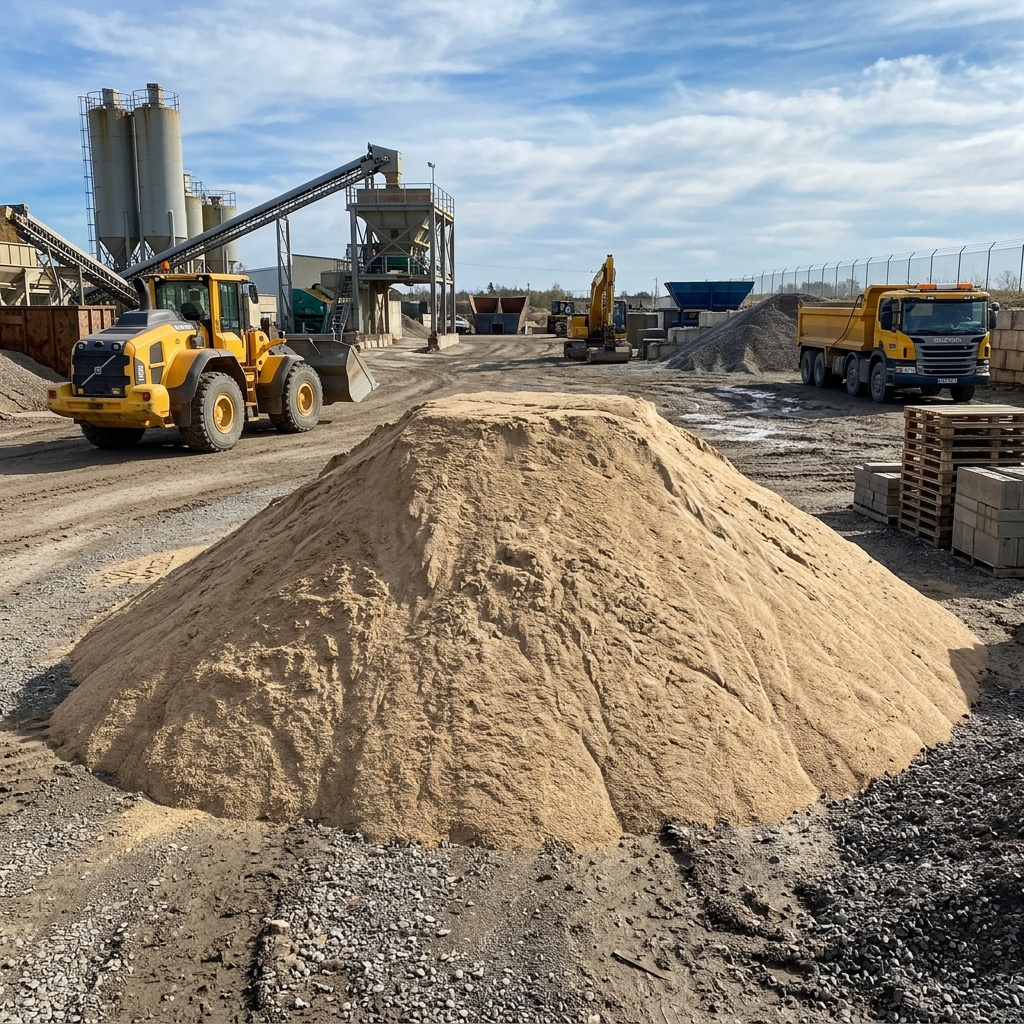 Areia para construção em Campinas